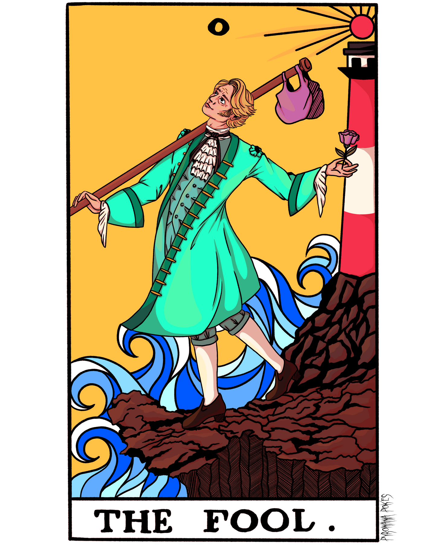 OFMD The Fool Tarot Print