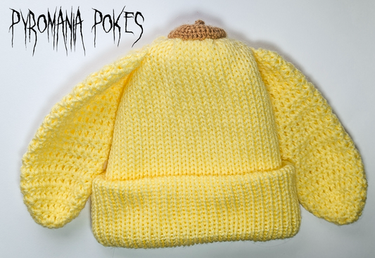 Yellow Puppy Beanie *MADE TO ORDER*